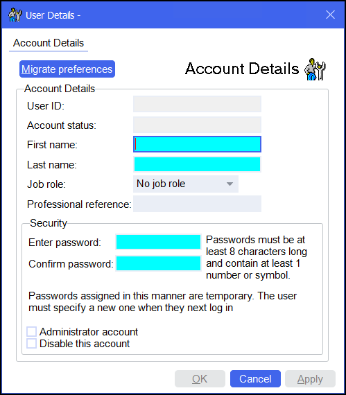Adding a User