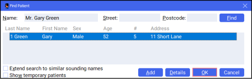 Registering a Patient for Repeat Rx