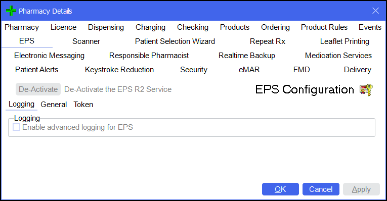 Pharmacy Details - EPS