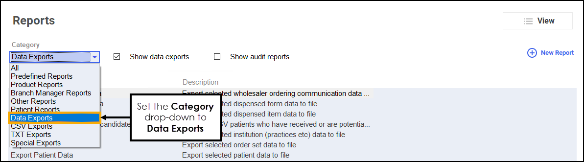 Data Exports