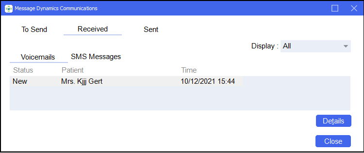 Managing To Send, Received and Sent Messages