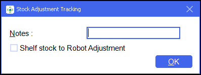 Qualified Stock Adjustment Functionality