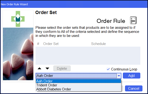 Setting up Order Rules