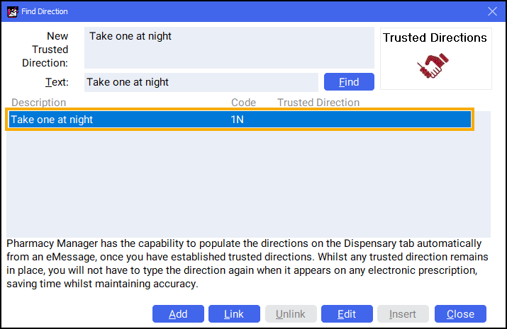 Setting Up Trusted Directions