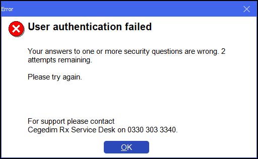 Resetting Your Password