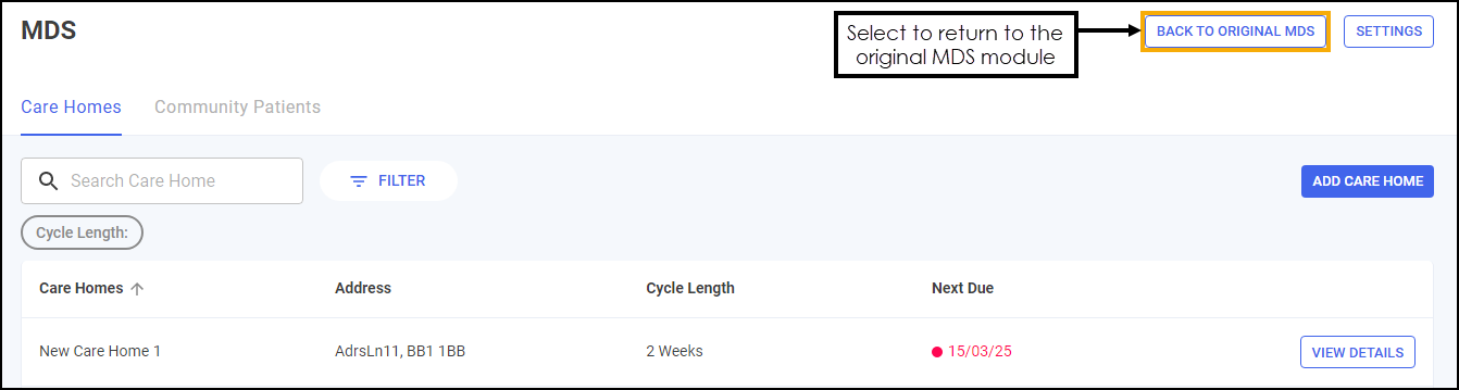 Accessing the new Monitored Dosage System (MDS) module