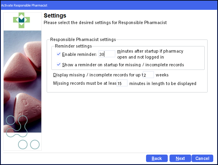 Pharmacy Details - Dispensing