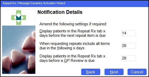 Activating Repeat Rx
