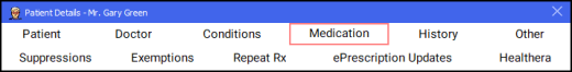 Marking Items as Repeat Rx Items